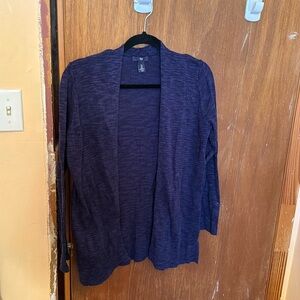 Navy gap cardigan